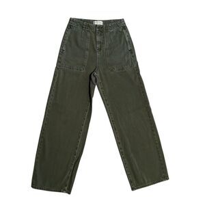 Articles of Society Tammy Green High Waist Wide Baggy Puddle Pant Jean 26